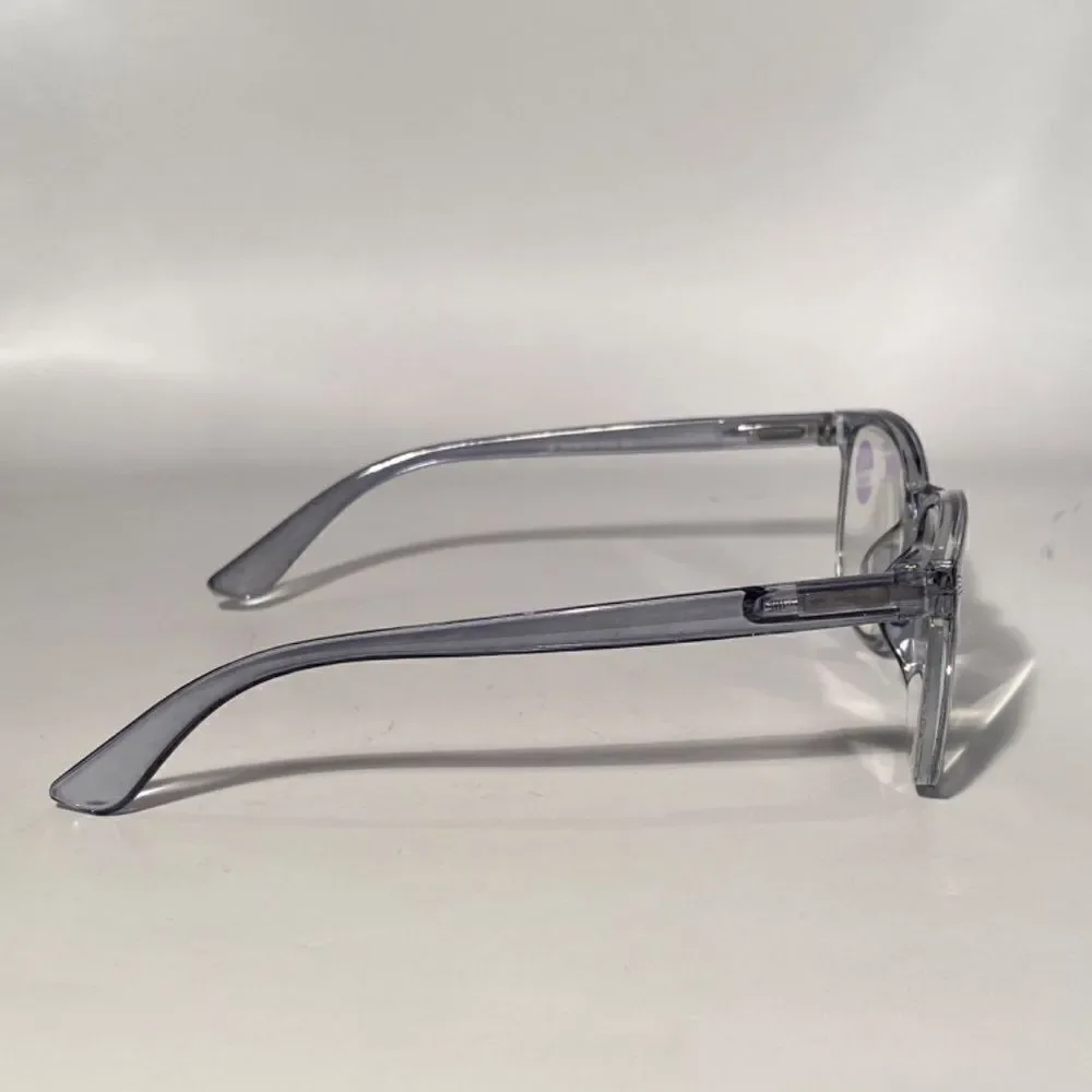 1132 Colette 4.0 Clear Grey Reading Glasses Soft Butterfly Style Readers NWT